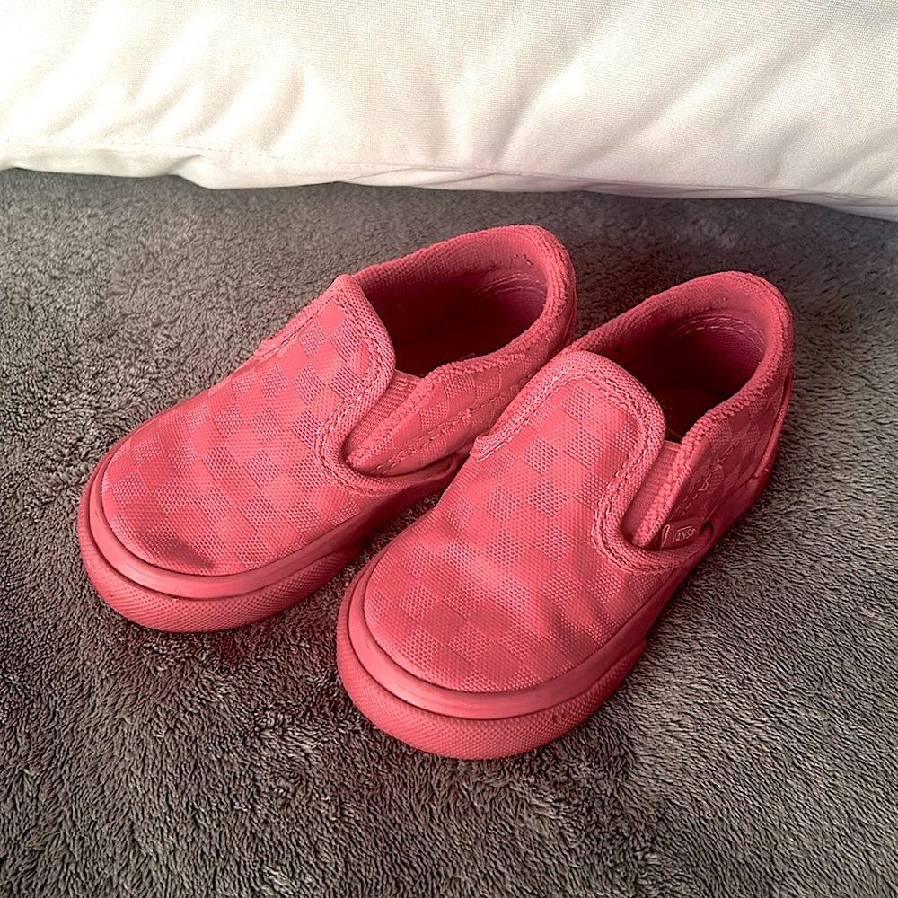 Vans Slip-on, Toddler size 5, hot pink